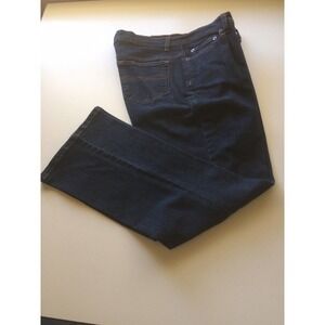 Jeans Drk Wash Blue Boot Cut Sz12 Pre-Owned